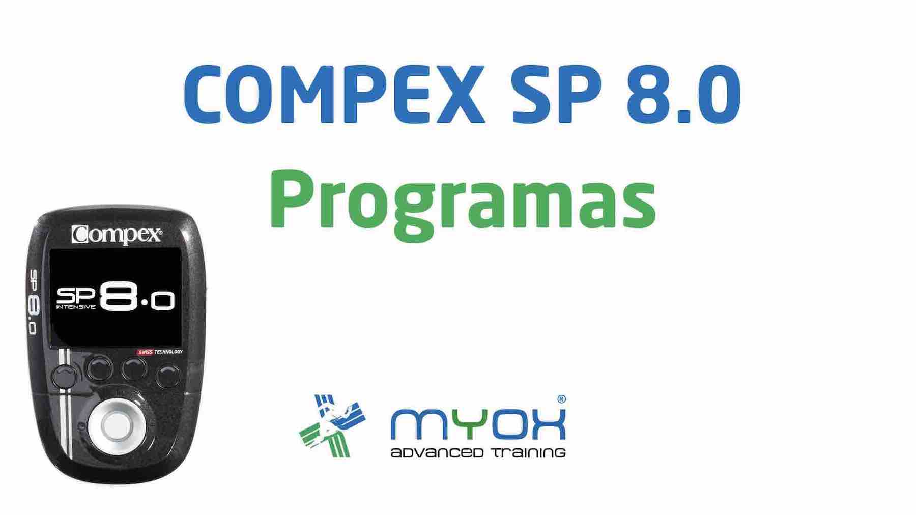 COMPEX SP 8.0 + Curso de Manejo y asesoramiento profesional