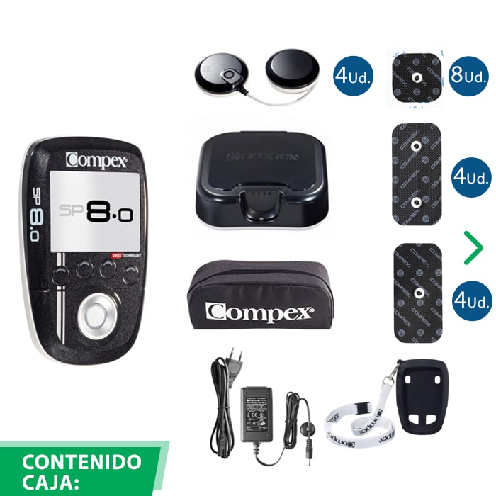 Compex SP 8.0 Premium Wireless Muscle Stimulator/TENS (4 canals
