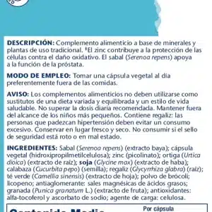 Composición Prostate Defense, para la salud de tu próstata