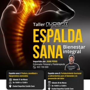 Taller nuciafit: espalda sana en La Nucia