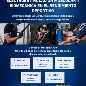 curso presencial electroestimulacion muscular biomecanica deporte