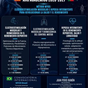 CURSOS ELECTROESTIMULACION MUSCULAR E HIPOXIA INTERMITENTE POR MYOX INSTITUTE